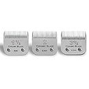 3 Packs Professional Detachable Replacement Ceramic Blades Set,Cut Length 5/32-Inch to 3/8-Inch,compatible with Andis/oster Classic 76/Star-Teq/Power-Teq/A5 Clipper