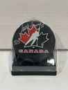 JSA Mike Bossy Signed Team Canada Hockey Puck w/Domed Puck Display Case + cert.