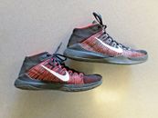 Nike Zoom "Ascention" black, red and white basketball shoes, Men's 10.5