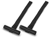 Pelican Quick Hood trunk tie-down loops set of two - Kayak Tie Down Anchor Straps for Car Hoods and Trunks- PS1958, Black, 16.9 x 4.4 x 1 inches