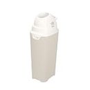 DIAPER CHAMP ONE MAXI Windeleimer - geruchsdicht - OHNE Nachfüllkassetten - funktioniert mit normalen herkömmlichen Tüten/Müllbeutel - für ca. 60 Windeln - beige/weiß