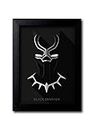 Blue Nexus Avenger Black Panther Art Wall Poster with Wall Frame Wall Stickers Room Art Poster Painting (Get 25% Off on Buying More Than 1 Any Products:Check Offer Section)_BNWPC381