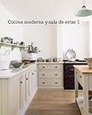 Cocina moderna y sala de estar 1 (Spanish Edition)