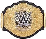 wwe World Heavyweight Championship Belt Replica Title Wrestling Adult Size belt (2MMBrass), Black/Gold, Adult
