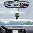 JINYISI Auto-Zubehör zum Aufhängen, Charm, Auto-Spiegelaufhängung, Dekoration, kleiner Baum, Rückspiegel-Anhänger, Männer- und Damenzubehör, Auto-Innenausstattung