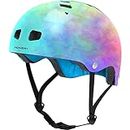 Hover-1 Sport Helmet | Hardshell Helmet with Lightweight Design, Inner Soft Padding for Comfort, Removable and Washable Liner, Large, Tie-Dye