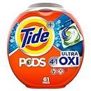 Tide PODS Ultra OXI 4in1 Laundry Detergent, 61 Count: 61 Count