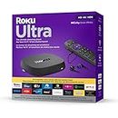 Roku Ultra 2022 (Official Roku Product) 4K/HDR/Dolby Vision Streaming Device and Roku Voice Remote Pro with Rechargeable Battery, Hands-Free Voice Controls, Lost Remote Finder and Private Listening