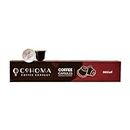 Cohoma Coffee Company Colombian Decaf Coffee Capsules | Compatible with Nespresso Machine | Pack of 10 Coffee Pods | Medium Dark Roast | 0% caffeine, 100% coffee taste | Made with Grade A+ Arabica