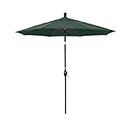 Paraguas de California 7 – 1/1,9 m Sunbrella tela aluminio botón inclinación mercado paraguas con bastón de bronce