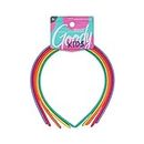 Goody Kids Ouchless Classic Headband , Assorted Colors - For All Hair Types - Beautiful Design for Instant Style - Pain-Free Hair Accessories for Boys, and Girls, 5 Count (Pack of 1)