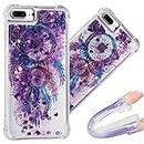 iPhone 6S Plus Case, 3D Cute Painted Glitter Liquid Sparkle Floating Luxury Bling Quicksand Shockproof Protective Bumper Silicone Case Cover for Apple iPhone 6 Plus / 6S Plus. Liquid - Dreamcatcher