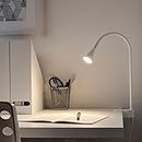 NÄVLINGE LED Wall/clamp Spotlight, White, Luminous Flux: 220 lm, L: 63 cm, Cord L: 2.0 m for Home & Office use. Wall spotlights. Wall Lights. Lamps & Lighting.