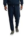 Fruit of the Loom Men's Eversoft Fleece Sweatpants & Joggers with Pockets, Moisture Wicking & Breathable, Sizes S-4x, Joggers - Navy, Medium