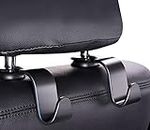 Ortarco 4 Pack Headrest Hooks for Car, Purses and Bags Hanger Organizer for Handbag Coat