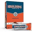 CLIF BUILDERS - Protein Bars - Chocolate - (2.4 Ounce Gluten Free Bars, 12 Count) (Packaging and Formula May Vary)