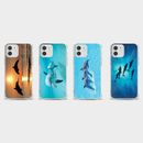 CASE FOR IPHONE 15 14 13 12 11 SE 8 SHOCKPROOF PHONE COVER BEAUTIFUL DOLPHINS