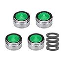 4 Pack Tap Aerator M18/M20/M22/M24, Water Saver Tap Filter Nozzle Faucet Aerator Replacement Parts - External Thread (M20)
