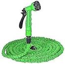 Plastic Hose Pipe with Spray Gun to Watering Garden and Washing Cars||Expandable Magic Flexible Water Hose||Magic Hose Garden Pipe 7.5 Meter||Watering Hose Pipe for Cleaning Purpose (Multicolor)