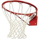 GRIFFIN Basket Ball Ring with Net Mountable Basketball Net Ring 46cm Adult - Senior Professional Basketball Ring with Net for Outdoor Wall Mouted Basket Ball