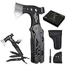 Multi Tool Axe, Embedo Foldable 15 in 1 Multitool Survival Equipment, Gift for Birthday/Father’s Day/Valentines,Gadgets for Men Outdoor, Camping, Hiking, Simple Repair