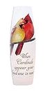 Stony Creek Angel Cardinals Lighted Large Vase, 11.75" Tall, CBC2209A (an Angel is Near)