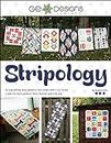 G.E. Designs Stripology Livre de motifs à rayures Couverture souple