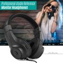 Wired Over Ear Headphones Headset for Guitar Amplifier Electric Piano Mixer W9C5