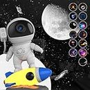 SOMKTN Astronaut Galaxy Projector, Planetarium Projector with 13 4K Film Discs, Starry Night Light Projector for Kids Teens, Ceiling Projector for Bedroom 360°Adjustable, Gift for Christmas, Birthdays