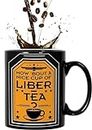 Seksui Helldivers 2 Coffee Mug, Helldivers 2 Coffee Mug, Cup Of Liber-Tea 11 OZ Ceramic Mug, Novelty Liber-Tea Cup Gift 11 Ounce, Novelty Coffee Mugs, Funny Coffee Mugs Gift for Women Men-B
