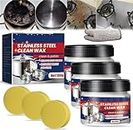 Magical Nano-Technology Stainless Steel Cleaning Paste, Stainless Steel Clean Wax, Metal Polish Paste, Stainless Steel Cleaner and Polish for Appliances (3Pcs)