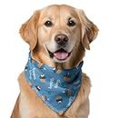 W Brings Happy Birthday Dog Bandana/Scarf with Cakes & Candles | This Stunning Gorgeous Design Dog Bandana Scarf is Perfect Styling Accessory for Dogs One Size Fits All.