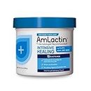 AmLactin Intensive Healing Body Cream – 12 oz Tub – 2-in-1 Exfoliator and Moisturizer for Dry Skin with 15% Lactic Acid and Ceramides for 24-Hour Moisturization