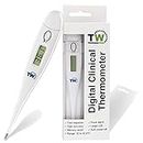 Temperature Thermometer for Adults Kids and Children - Fast and Accurate Medical Thermometer - Easy to Use Body and Oral Thermometer with Fever Alarm Child Thermometer