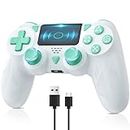 Bonacell Wireless Controller for Ps-4 Gamepad with 6-Axis Motion Sensor Turbo Touch Pad Joystick for P-s4/pro/slim/PC Windows