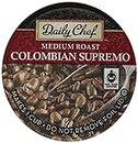 Daily Chef 100% Arabica Coffee Colombian Supremo, Medium Roast, 80 Count