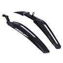 EMotorad Bicycle Mudguard Set Grey and Black with Front and Rear Fender Suitable for 26.5 and 27 inches Wheels (Grey)