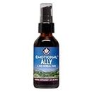 WishGarden Herbs Emotional Ally - All-Natural Fast-Acting Liquid Herbal Supplement with Passionflower, Scullcap, St Johns Wort & Motherwort Supports Emotional Grounding, A Big Herbal Hug, 2oz