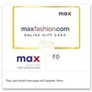 Max E-Gift Card - Redeemable online