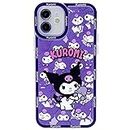 ArYako Cute Case for iPhone 11,Kawaii Cartoon Pattern with Clear Soft TPU Protective for Women Girls Teens Kids (11-Purple)
