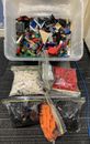 Bulk Lego all genuine 2.1kg net some sorted by colour/ 2.6kg in tub