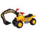 Toddler Construction Excavator Outdoor Kids Ride-On Bulldozer Toy W/ Helmet NEW
