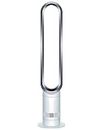 Dyson Cool AM07 Ventilator mit Fernbedienung 100cm, 9h Timer, Turmventilator leise weiß/silber, ENERGIESPAREND, Lüfter Standventilator Schlafzimmer, Lautstärke 48db, 10 Stufen