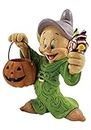 Enesco Disney Traditions by Jim Shore Snow White and The Seven Dwarfs Dopey with Halloween Pumpkin Figurine, 6.25 Inch, Multicolor