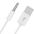 3.5mm White Replacement USB Charge Power Cable Cord for Beats By Dre Studio Wireless headphones