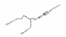Borla Touring Cat-Back Exhaust System Dual Square Chrome Tips | Chevrolet Silver