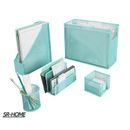 SR-HOME 5 Piece Cute Office Supplies Desk Organizer Set in Blue/Green | 10.625 H x 13.25 W x 5.5 D in | Wayfair SR-HOMEf6557c6