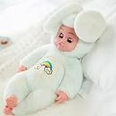 SK TOY ZONE Rabbit Doll with Music Reborn Baby Soft Cloth Big Size Original Plush Soft Clothing Summer Special Best Birthday Gift for boy Body Silicone Doll Toys for Boy Girl Little Children Kids