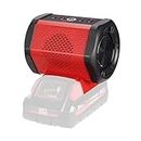Bluetooth Speaker Compatible with Milwaukee M18 Battery for Jobsite, Camping and Parties (Battery not Included)