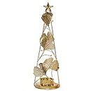 Abaodam Ginkgo Leaf Candlestick metal candle stand mosaic wall sconce metal candlestick candle holder decorative rotary light holder leaf wall art essential aromatic burner to rotate iron
